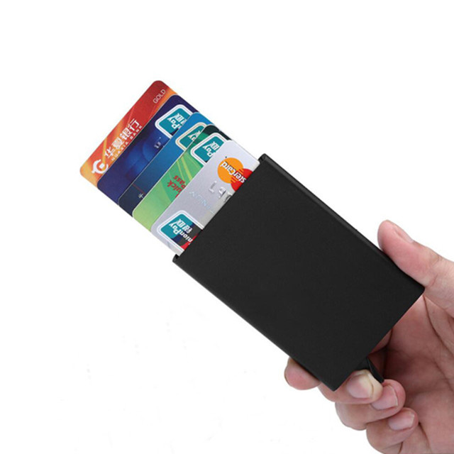 Awtomatikong Pop up nga Aluminum Credit Card Holder